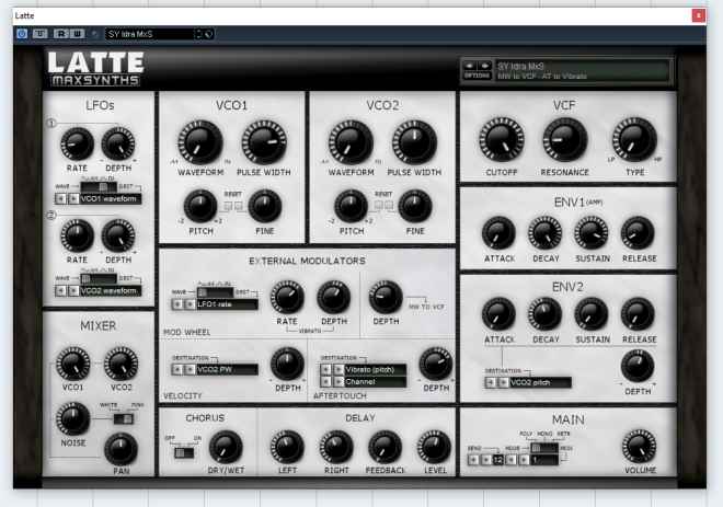 MaxSynths Latte v1.0 VSTi x86 WiN-SYNTHiC4TE