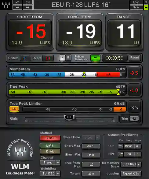 Wvs Wlm Plus Loudness Meter Mac Osx K Ed Msj Magesy