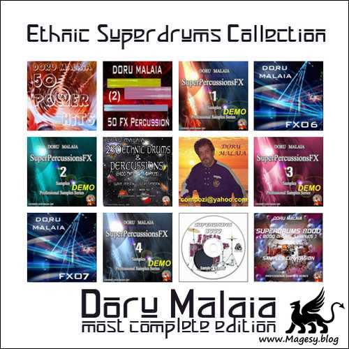 Doru Malaia Ethnic Superdrums Collection WAV KONTAKT
