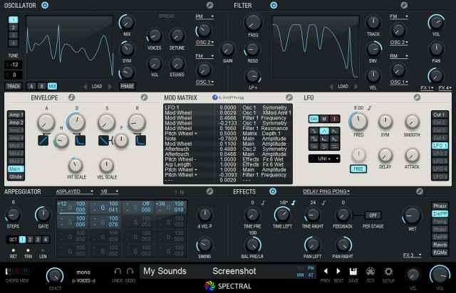 LinPlug SPECTRAL v1.3.x AU VSTi x86 x64 WiN-R2R
