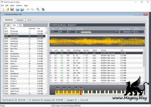 MOTiF Waveform Editor v2.0.0 WiN-KAiVAL