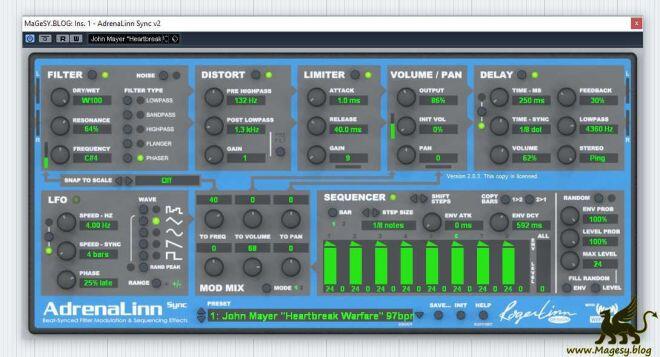 AdrenaLinn Sync v2.0.3 AU VST UB RTAS WiN MAC-R2R