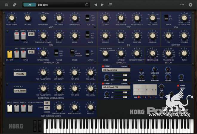KORG Polysix v2.4.1 WiN MAC-R2R