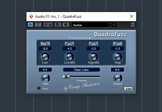 Steinberg Quadrafuzz v1.1 VST x86 WiN UNLOCKED