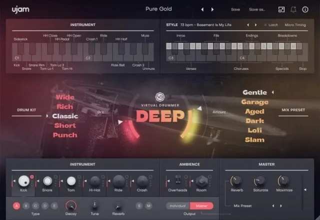 Virtual Drummer DEEP v2.5.0 U2B macOS-MORiA
