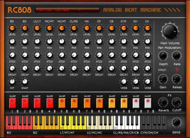 RC808 AU VSTi VST3 64Bit macOS
