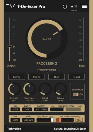 T-De-Esser Pro v1.1.15 VST2 VST3 x64 WiN-MOCHA