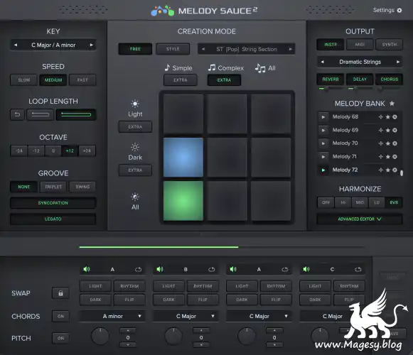 Melody Sauce 2 v2.1.3 VST2i VST3i x64 WiN-R2R Magesy