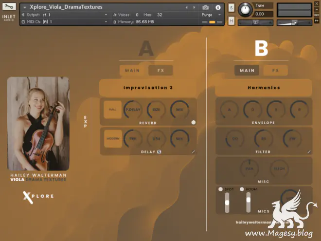 Viola Drama Textures KONTAKT-MaGeSY