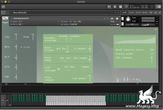 Bell Tone Piano KONTAKT-MaGeSY