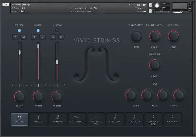 Vivid Strings: Violins 2 KONTAKT
