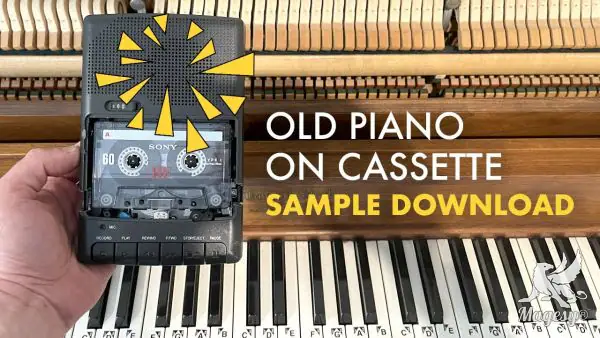 Vintage Piano Sample Pack Cassette Tape Sounds from 1964 AiFF-FANTASTiC-MaGeSY
