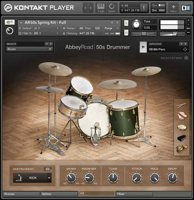 Abbey Road 50s Drummer v1.2.1 KONTAKT